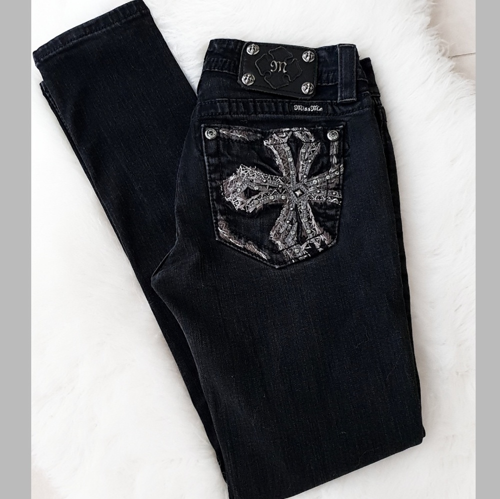 Miss Me Black Skinny Jeans